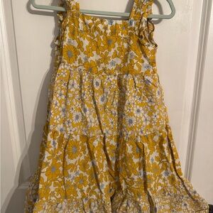 Carter's Yellow and White Floral Dress